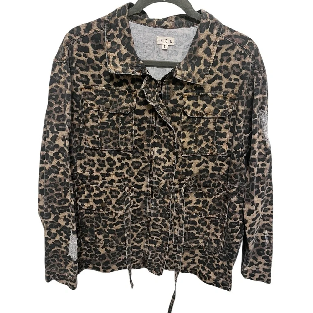 POL Leopard Print Jacket - Picture 2 of 7